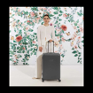 Obrázok z Plastový kufr SUITSUIT® Blossom December Sky L - šedá - 81 L
