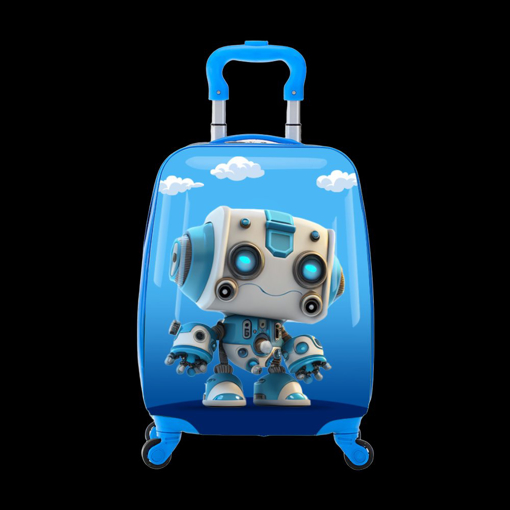 Obrázok z Dětský kufr TUCCI Robo Kid - modrá - 25 L
