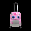 Obrázok z Dětský kufr TUCCI 3D Cutte Kitty - růžová - 28 L