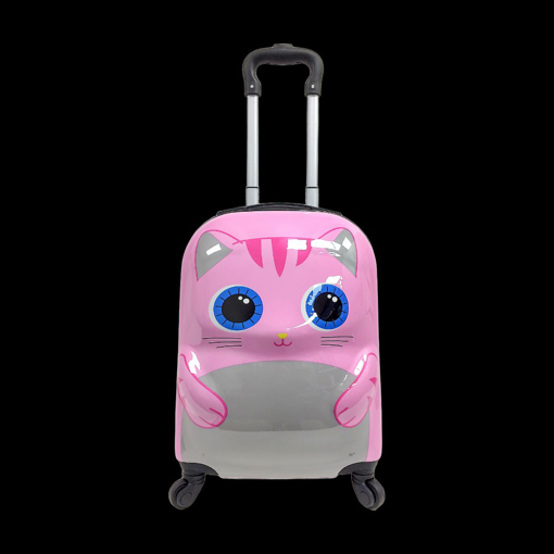 Obrázok z Dětský kufr TUCCI 3D Cutte Kitty - růžová - 28 L