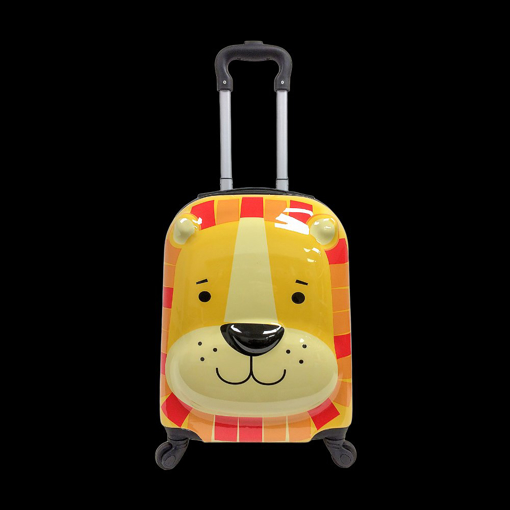 Obrázok z Dětský kufr TUCCI 3D Lion Buddy - žlutá - 28 L