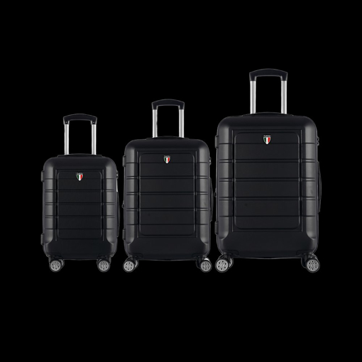 Obrázok z Sada cestovních kufrů TUCCI T-0273/3_black - černá