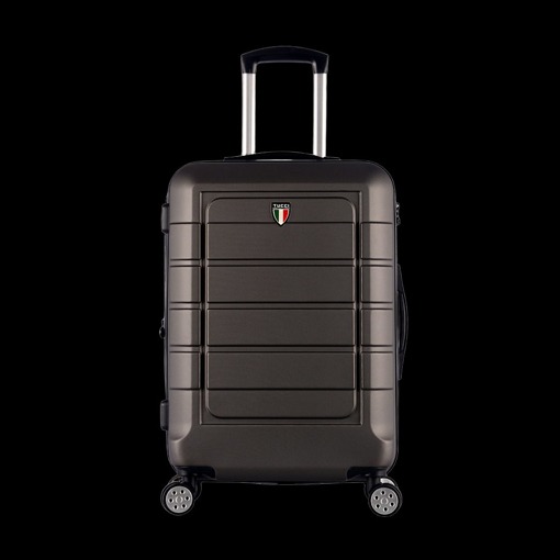 Obrázok z Plastový kufr TUCCI Console M - tmavě šedá - 58 L