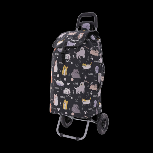 Obrázok z Nákupní taška HOPPA Cats & Dogs 57 L - barevný potisk - 57 L