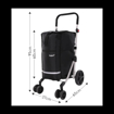 Obrázok z Nákupní taška HOPPA ST-101_black - černá - 74 L