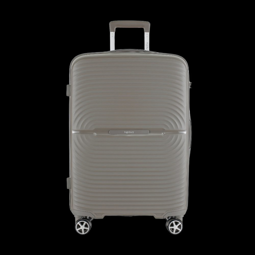 Obrázok z Plastový kufr HIGHBURY HBY-0179/3-L_warm-grey - šedá - 86 L