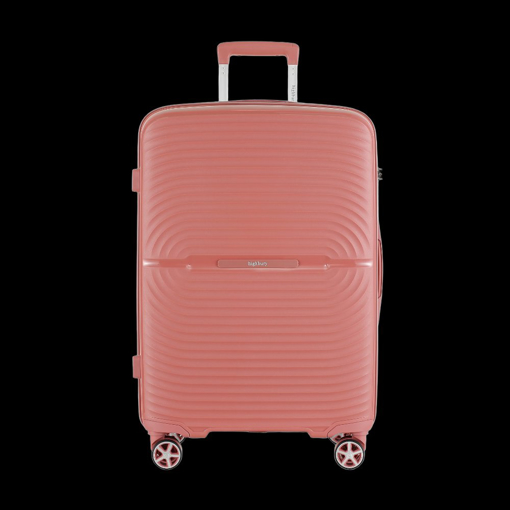 Obrázok z Plastový kufr HIGHBURY HBY-0179/3-L_rose-pink - růžová - 86 L