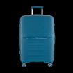 Obrázok z Plastový kufr HIGHBURY HBY-0179/3-L_blue - modrá - 86 L