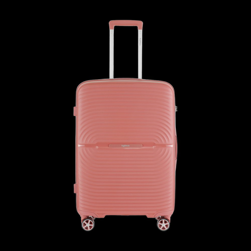 Obrázok z Plastový kufr HIGHBURY HBY-0179/3-M_rose-pink - růžová - 57 L