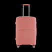 Obrázok z Plastový kufr HIGHBURY HBY-0179/3-M_rose-pink - růžová - 57 L