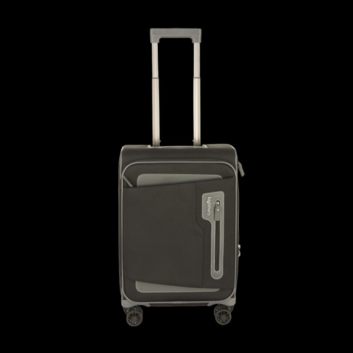Obrázok z Kabinový kufr HIGHBURY HBY-0172/3-S_black-grey - černá - 34 L