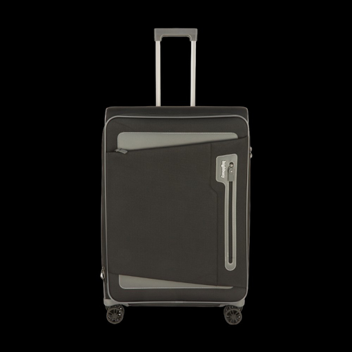 Obrázok z Textilní kufr HIGHBURY HBY-0172/3-L_black-grey - černá - 99 L