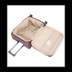 Obrázok z Textilní kufr HIGHBURY HBY-0172/3-M_burgundy-grey - červená - 63 L