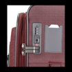 Obrázok z Textilní kufr HIGHBURY HBY-0172/3-M_burgundy-grey - červená - 63 L