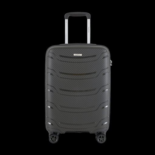 Obrázok z Plastový kufr HIGHBURY Carbon M - šedá - 62 L