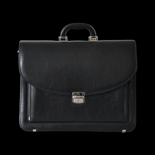 Obrázok z Aktovka REAbags 7614-TR - černá / nikl - 20 L