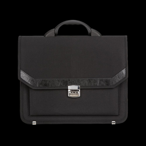 Obrázok z Aktovka REAbags 7253-T - černá / nikl - 15 L