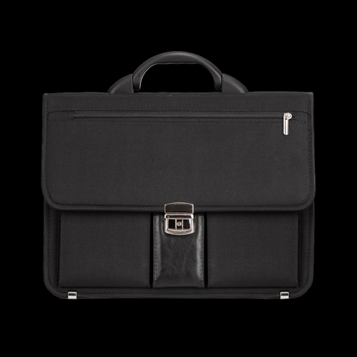 Obrázok z Aktovka REAbags 8001/1-T - černá / nikl - 19 L