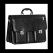 Obrázok z Aktovka REAbags 8001/2-TR - černá / nikl - 19 L