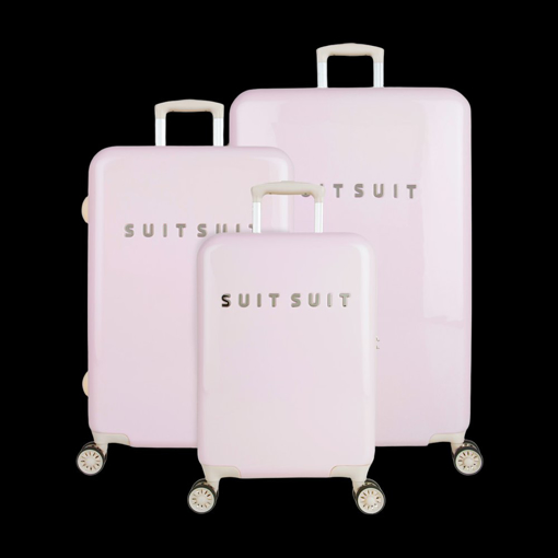 Obrázok z Sada cestovních kufrů SUITSUIT® Fabulous Fifties Pink Dust - růžová - 91 L