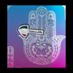 Obrázok z Plastový kufr MIA&nbsp;TORO Love This Life Hamsa L - barevný potisk - 98 L