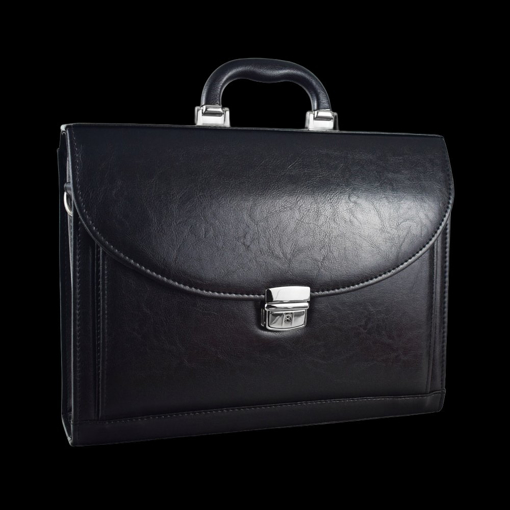 Obrázok z Aktovka REAbags 9004-TR - černá / nikl - 11 L