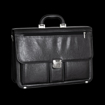 Obrázok z Aktovka REAbags 8001/1-TR - černá / nikl - 19 L