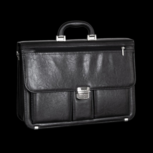 Obrázok z Aktovka REAbags 8001/1-TR - černá / nikl - 19 L