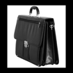 Obrázok z Aktovka REAbags 8001/1-TR - černá / nikl - 19 L