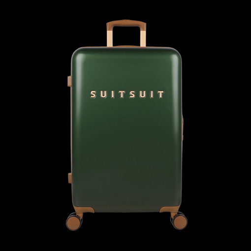 Obrázok z Plastový kufr SUITSUIT® Fab Seventies Classic Beetle Green M - zelená - 60 L
