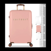 Obrázok z Plastový kufr SUITSUIT® Fab Seventies Coral Cloud M - růžová - 60 L