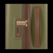 Obrázok z Plastový kufr SUITSUIT® Fab Seventies Martini Olive L - zelená - 91 L