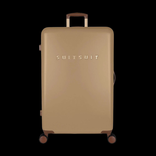 Obrázok z Plastový kufr SUITSUIT® Fab Seventies Cuban Sand L - hnědá - 91 L