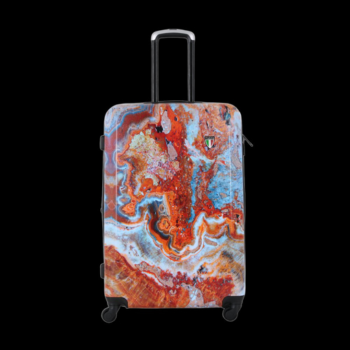 Obrázok z Plastový kufr TUCCI Turkish Marble M - barevný potisk - 57 L