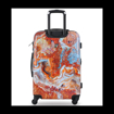Obrázok z Plastový kufr TUCCI Turkish Marble M - barevný potisk - 57 L