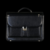 Obrázok z Aktovka REAbags 7618 - černá / nikl - 19 L