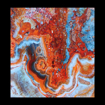 Obrázok z Plastový kufr TUCCI Turkish Marble L - barevný potisk - 88 L