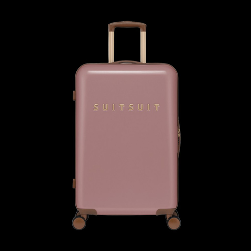 Obrázok z Plastový kufr SUITSUIT® Fab Seventies Old Rose M - růžová - 60 L