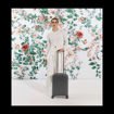 Obrázok z Plastový kufr SUITSUIT® Blossom December Sky S - šedá - 31 L