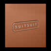 Obrázok z Plastový kufr SUITSUIT® Blossom Maroon Oak L - hnědá - 81 L