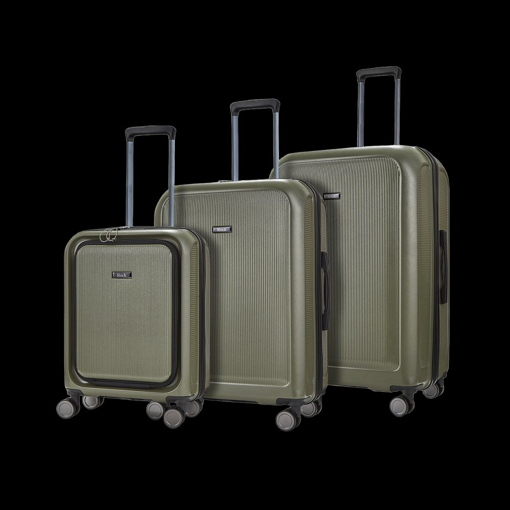 Obrázok z Sada cestovních kufrů ROCK TR-0261/3_olive-green - zelená