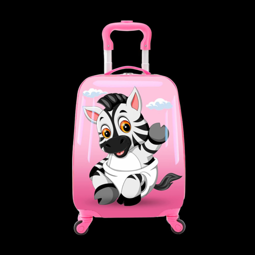 Obrázok z Dětský kufr TUCCI Lil Zebra - růžová - 25 L