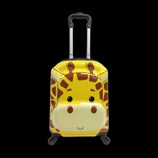 Obrázok z Dětský kufr TUCCI 3D Gaffie Giraffe - žlutá - 28 L