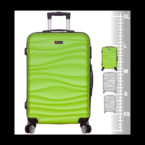 Obrázok z Plastový kufr METRO LLTC1/3-L_green-grey - zelená - 94 L