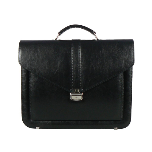 Obrázok z Aktovka REAbags 7173 - černá / nikl - 15 L