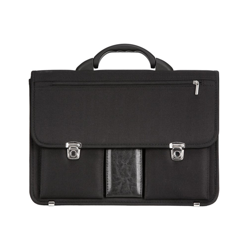 Obrázok z Aktovka REAbags 8001/2-T - černá / nikl - 19 L