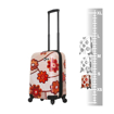 Obrázok z Kabinový kufr MIA&nbsp;TORO Ricci Wood Mozaic Flowers S - barevný potisk - 39 L