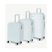 Obrázok z Sada cestovných kufrov ROCK TR-0241/3 PP - biela - 86 L / 59 L / 36 L + 15% EXPANDER