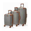 Obrázok z Sada cestovných kufrov ROCK TR-0219/3 ABS/PC - sivá - 84 L / 57 L / 35 L + 20% EXPANDER