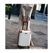 Obrázok z Sada cestovných kufrov ROCK TR-0219/3 ABS/PC - sivá - 84 L / 57 L / 35 L + 20% EXPANDER